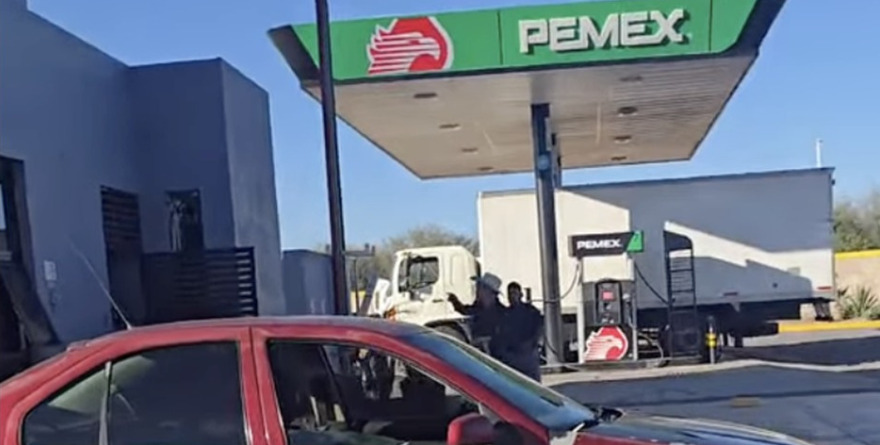 Gasolinazo fantasma en carretera