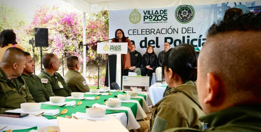 Reconocen labor policial en Pozos