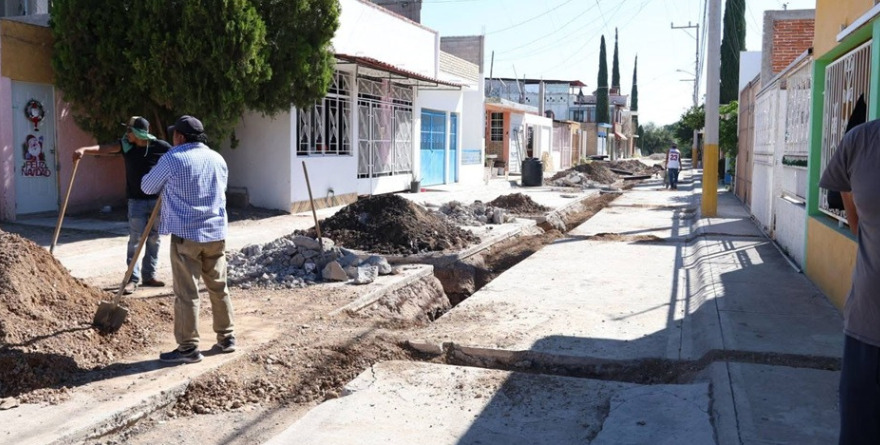 Cerritos: avance en drenaje