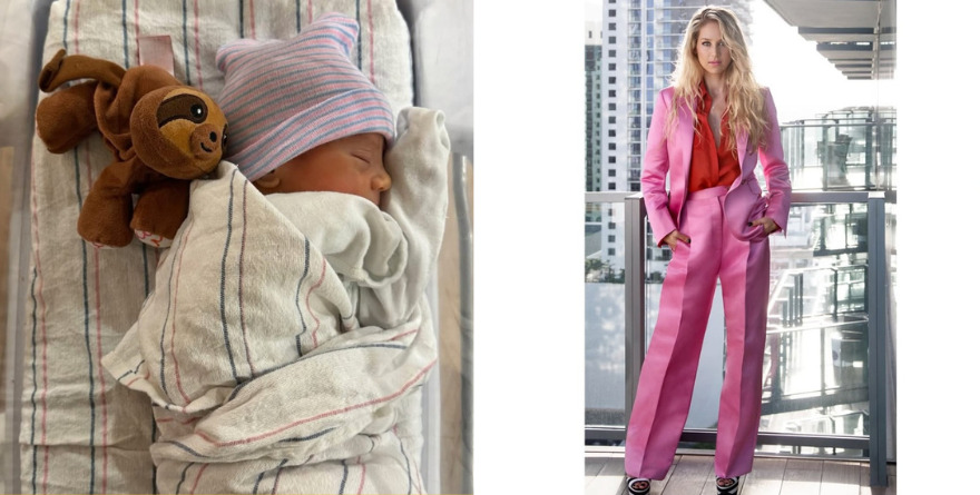 Anna Kournikova presenta a su bebé