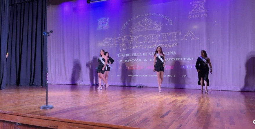 Candidatas a Señorita Fernandense presentadas