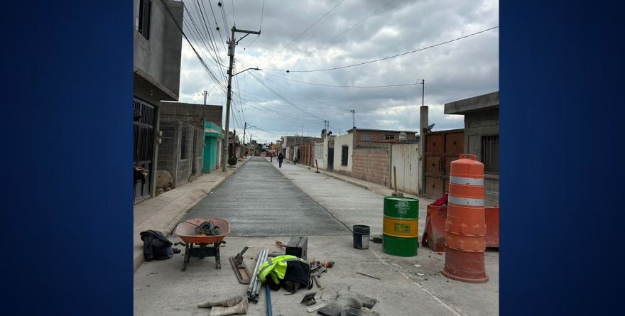 Villa de Pozos avanza en rehabilitación vial