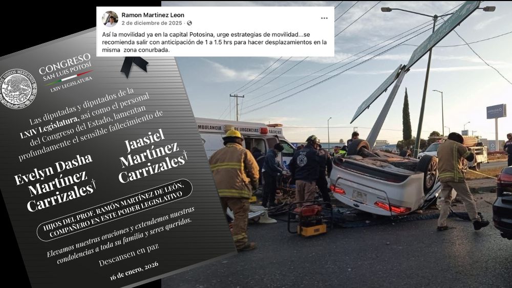 Padre urge estrategia vial en SLP y  la 57 le arrebató 2 hijos