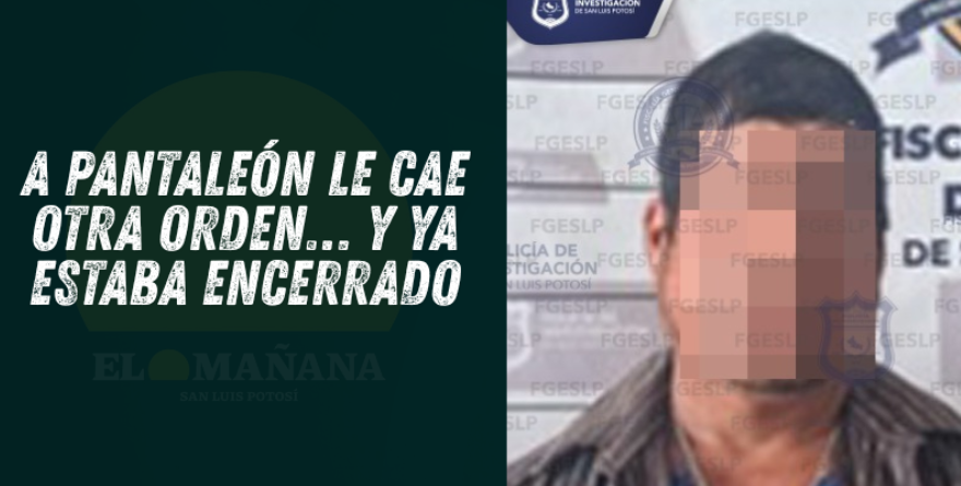 Lo cacharon, otra vez, por pegarle a su familiar