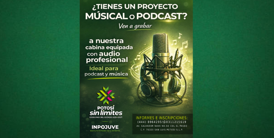 IMPULSAN TALENTO JOVEN CON CABINA DE GRABACIÓN PROFESIONAL