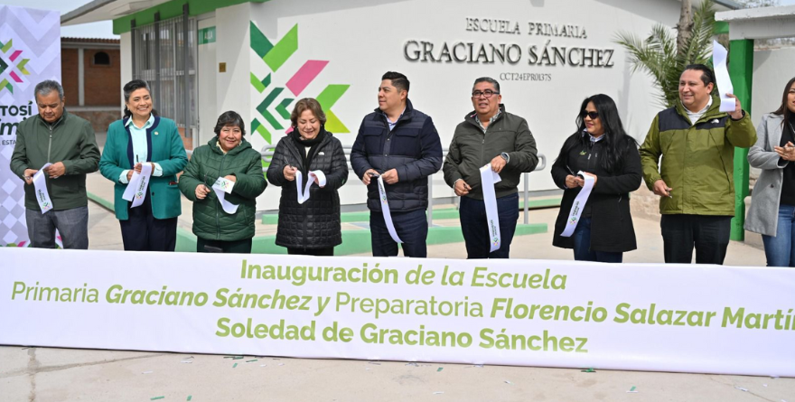 600 MILLONES PARA RENOVAR 120 ESCUELAS EN SLP