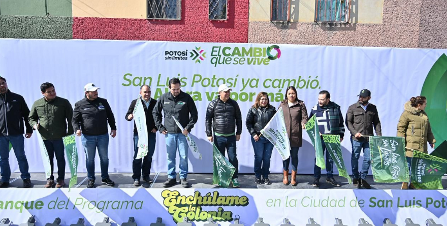 GALLARDO TRANSFORMA LA CIUDAD, INICIA “ENCHÚLAME LA COLONIA”