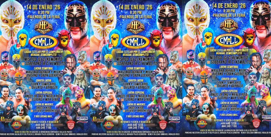 LA LUCHA LIBRE DE ALTO NIVEL EN LA FENAPO