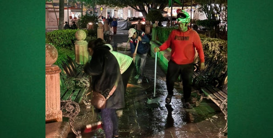 Plaza olvidada en pleno centro