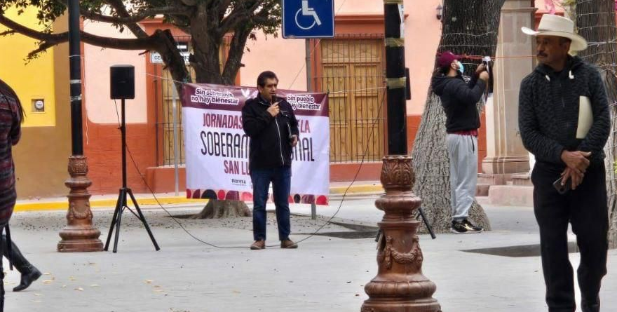 MORENA SLP SE VIO CHIQUITO EN LA DEFENSA DE LA SOBERANÍA NACIONAL