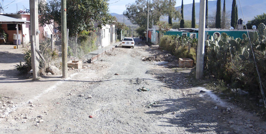 Ciudad del Maíz avanza en la rehabilitación de la calle La Gloria