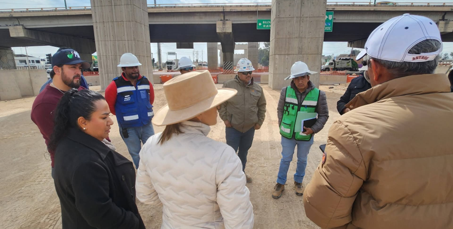 Supervisan puente en Circuito Potosí