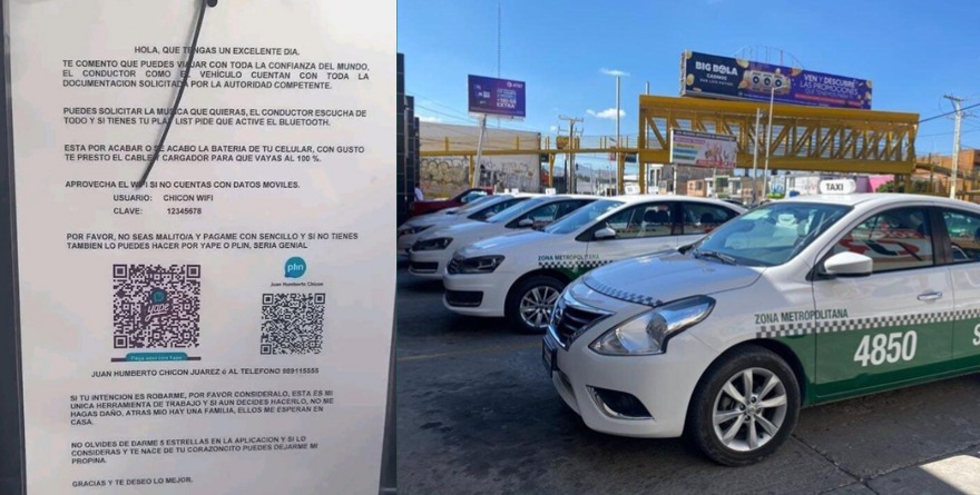 El taxista que le pone corazón a cada viaje