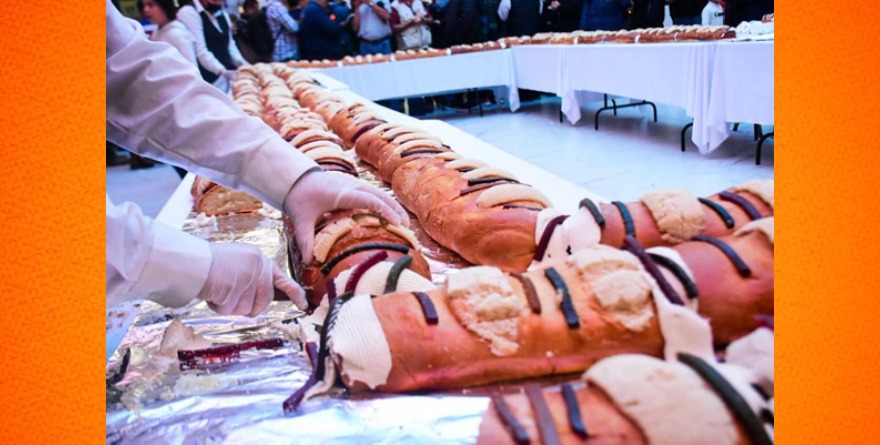 Alistan tradicional partida de rosca de reyes