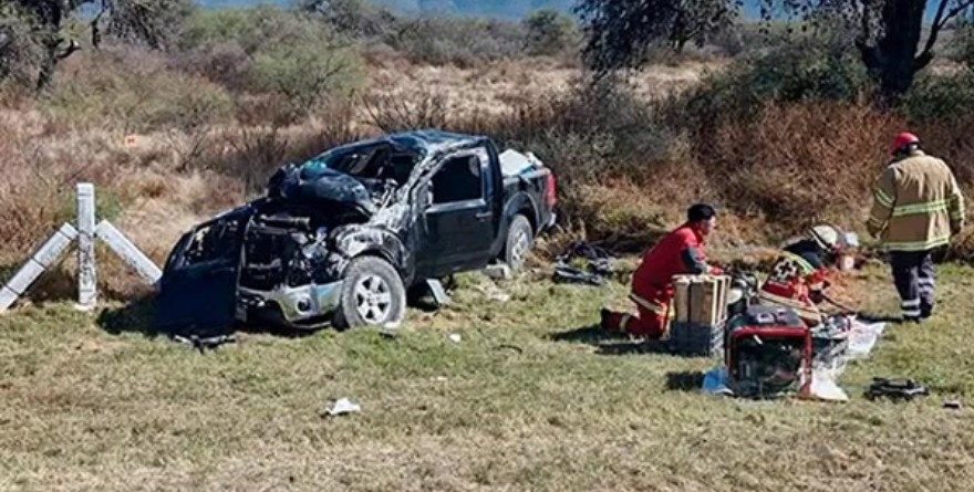 Fallece al volcar su unidad rumbo a Rioverde