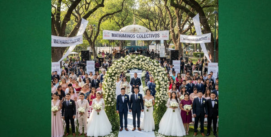 Matrimonios colectivos en Villa de Juárez