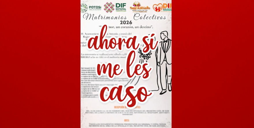 ¡Ahora sí me les caso!