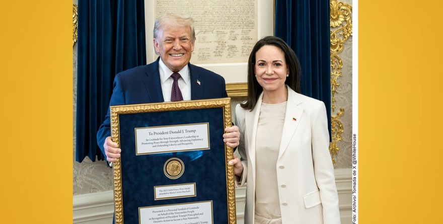 PREMIO Y LAUREADO SON INSEPARABLES, DICE NOBEL SOBRE TRUMP