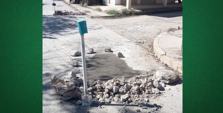 Insuficientes trabajos de bacheo en Ébano
