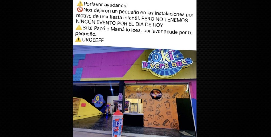 Dejan a chavalillo en ‘fiesta’ imaginaria