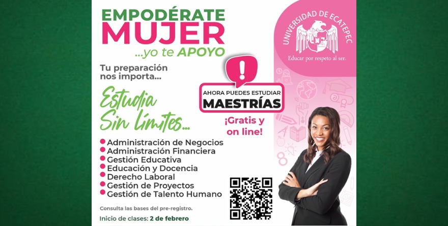 Empoderan a la mujer con maestrías en línea