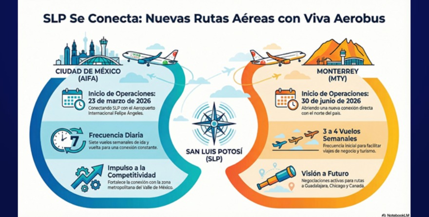 Abre Viva Aerobús rutas desde AIFA y Monterrey