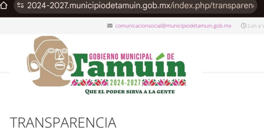 Tamuín fortalece la transparencia