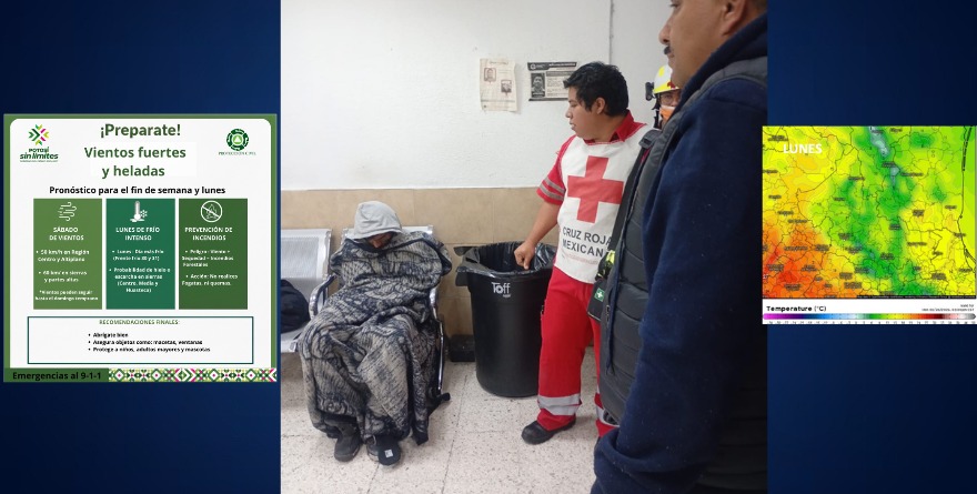 ALERTAN POR FRÍO Y FUERTES VIENTOS EN SAN LUIS