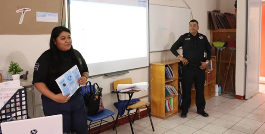 Seguridad llega a la telesecundaria de Cerritos
