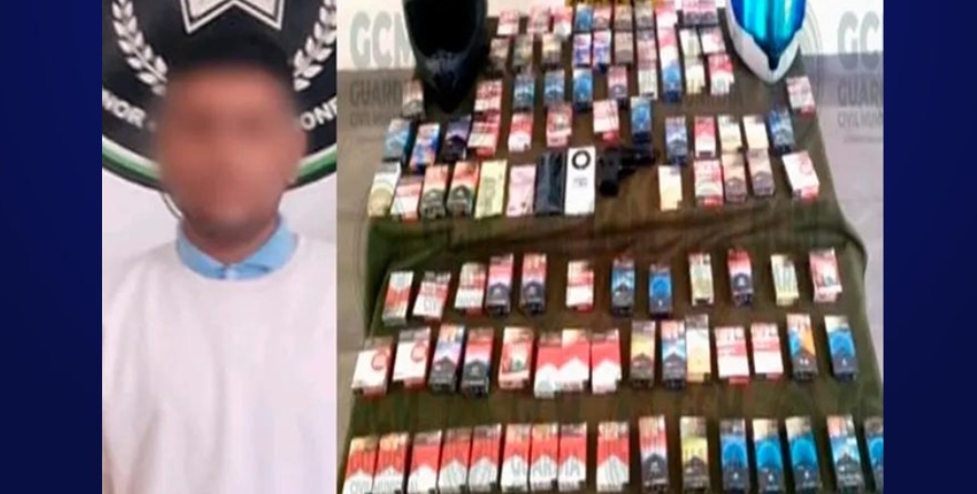 Cae el ladrón de cigarros en los Oxxo