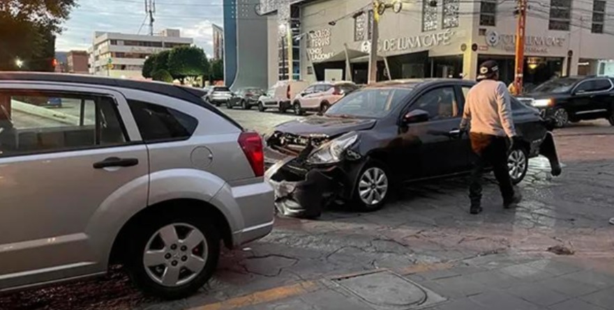 Accidente vial en Barrio de Tequis
