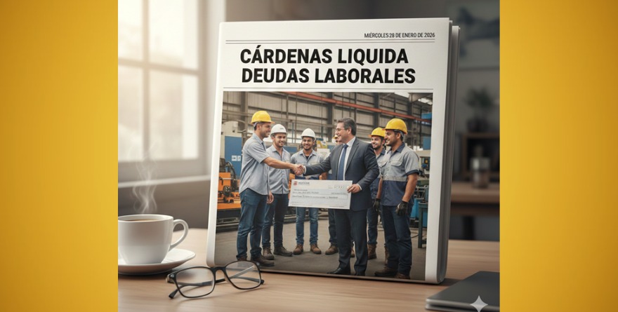 Cárdenas liquida deudas laborales
