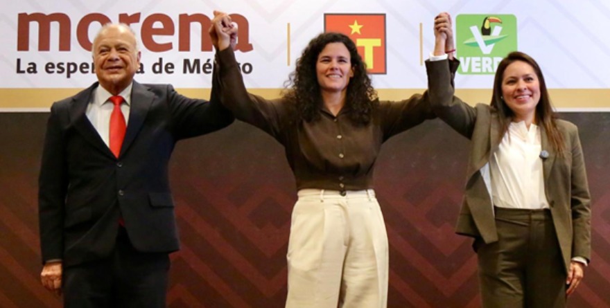 Refrendan alianza PVEM-Morena-PT
