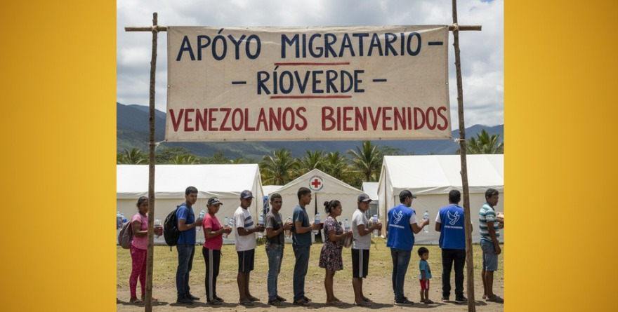 Apoyo a venezolanos en Rioverde