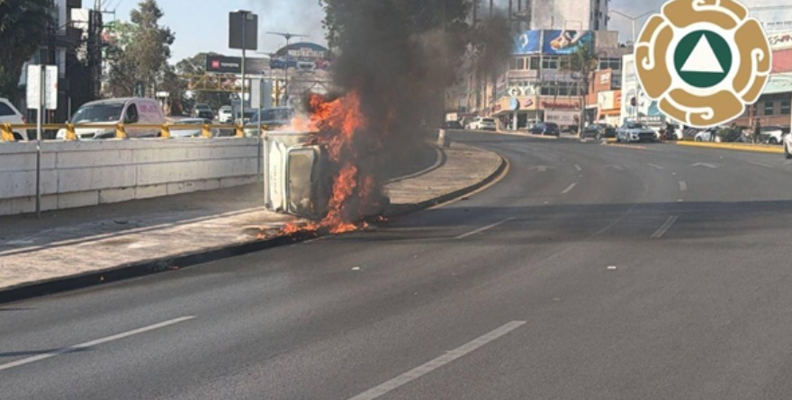 El camión no aguantó la jornada