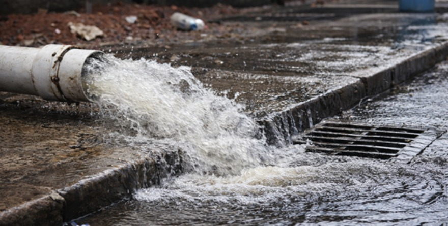 Agua mala, sistema rebasado