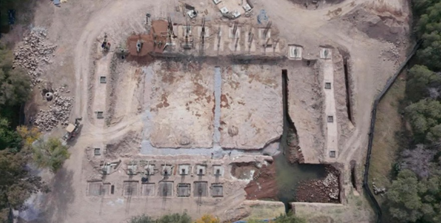 Avanza construcción de alberca olímpica