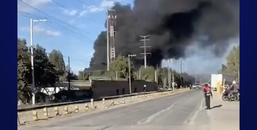 Se prende Montel en Zona Industrial