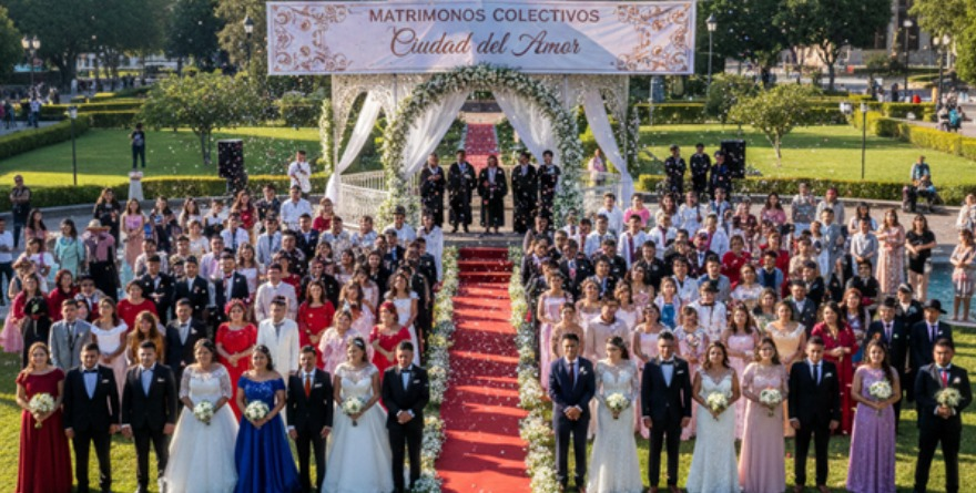 Matrimonios colectivos llegan al municipio