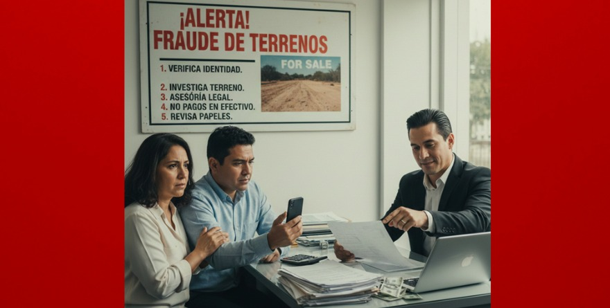 Señalan posibles estafas inmobiliarias en La Reforma