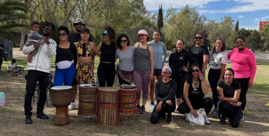 Ritmo africano activa parque Tangamanga