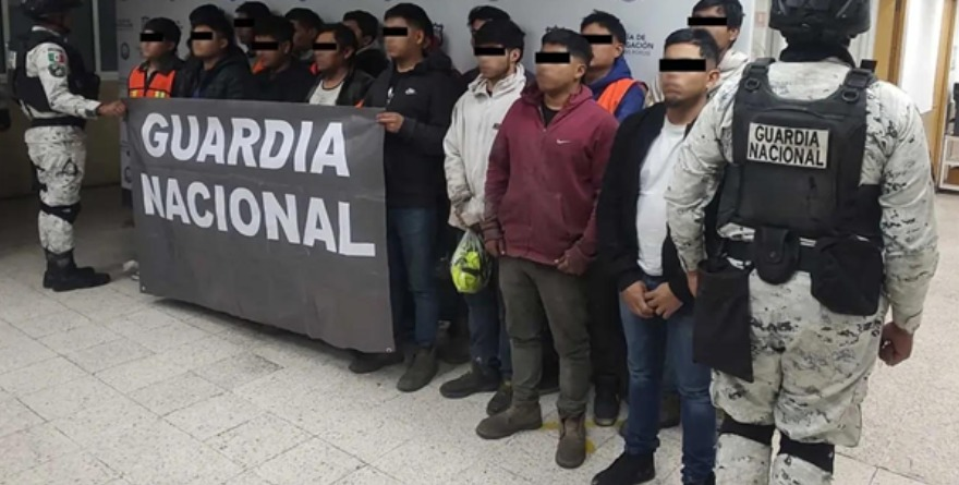 18 ladrones de cobre caen en manos de la GN