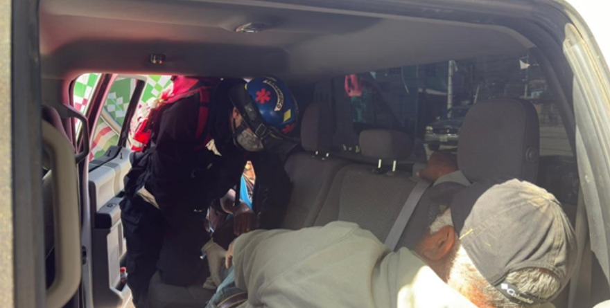 Rioverde: Atención a caída de motocicleta