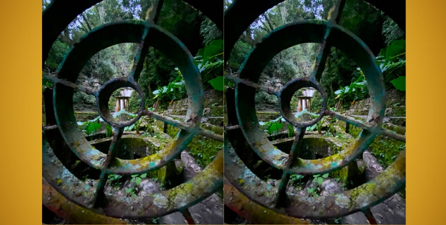Geometría Escultórica en Las Pozas     