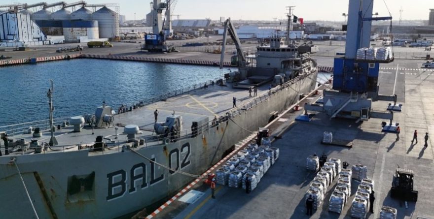 ENVÍA MÉXICO 814 TONELADAS DE ALIMENTO A CUBA