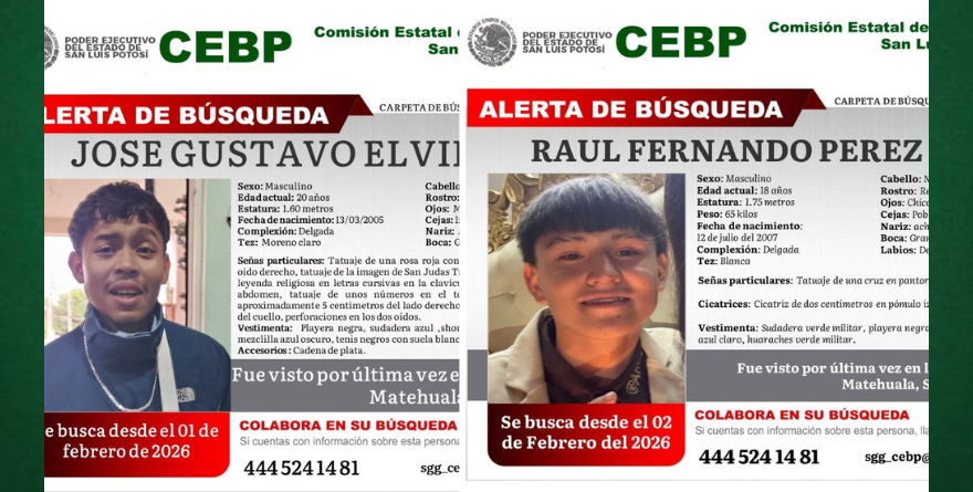 Alerta en la colonia República: desaparecen dos jóvenes en menos de una semana