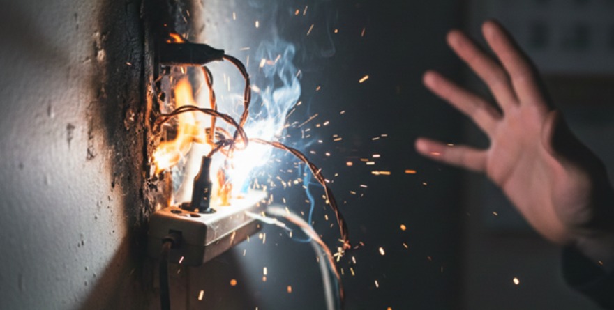 Incendio en Cedral deja herido grave