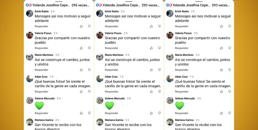 San Vicente agradece renovación de camino