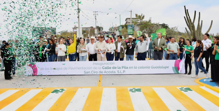 Entrega Gallardo obras de movilidad