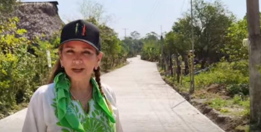 Supervisan avance de obra vial en Tonatico